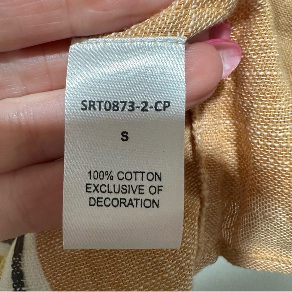 THML June Stripe Boho Ruffle Sleeve Top - Picture 7 of 8